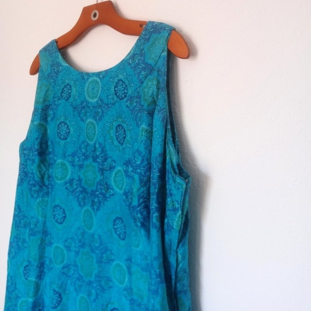 Vintage Volup 1960's maxi dress, rare plus size!
